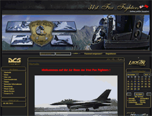 Tablet Screenshot of 31st-fox-fighters.de